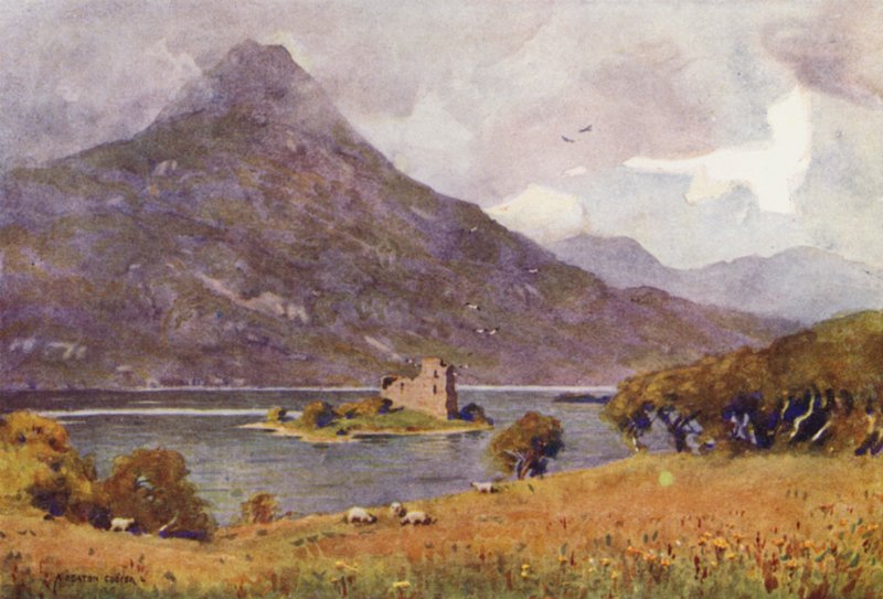 Castelo de Ballynahinch, Connemara de Alfred Heaton Cooper