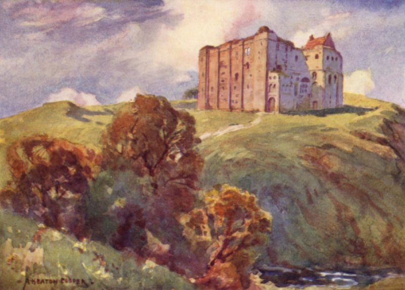 Castelo em ascensão, Norfolk de Alfred Heaton Cooper