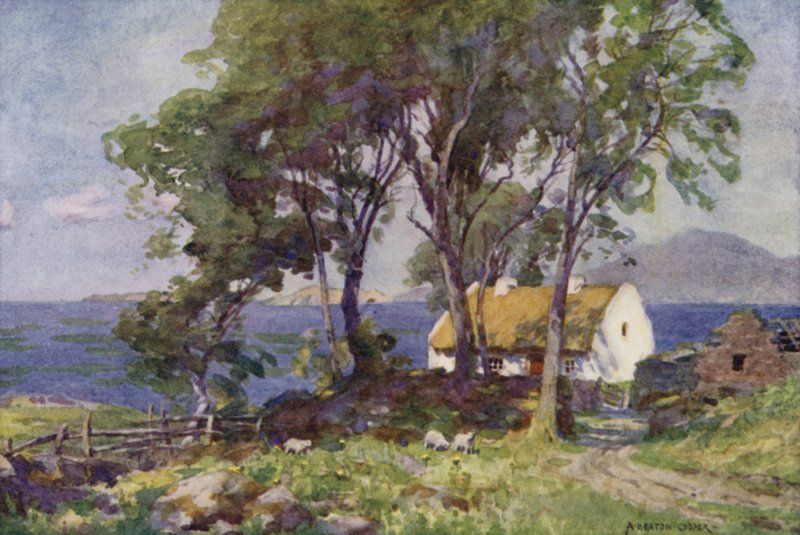 Cottage by the Sea, Renvyle de Alfred Heaton Cooper