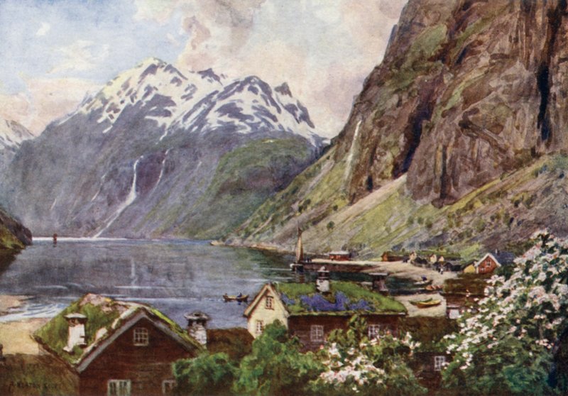 Fiorde de Geiranger de Alfred Heaton Cooper