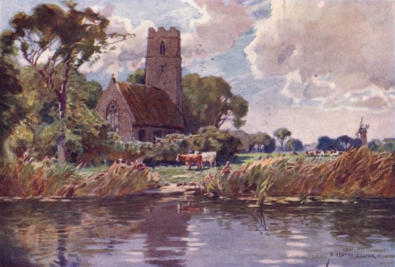 Irstead Church, Norfolk de Alfred Heaton Cooper