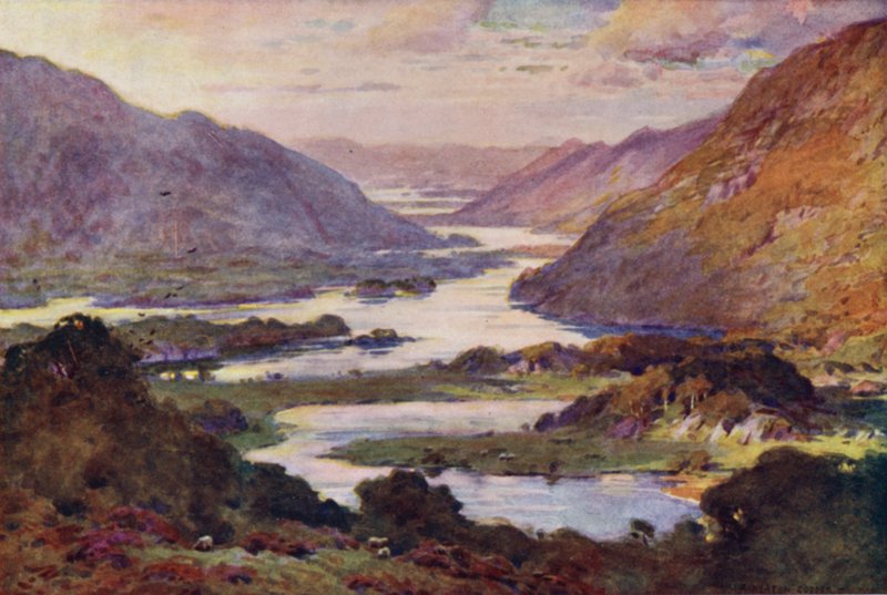 Lagos de Killarney da Kenmare Road de Alfred Heaton Cooper