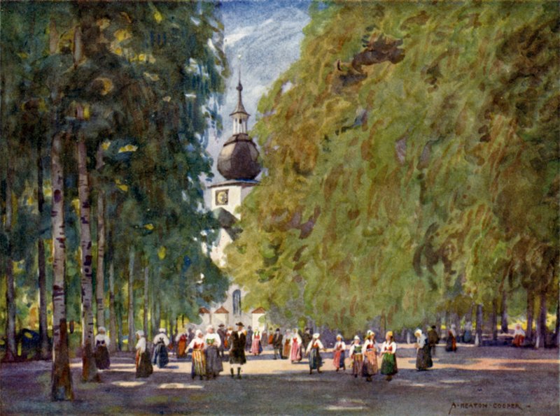 Igreja de Leksand de Alfred Heaton Cooper