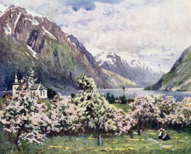 Oode, fiorde de Hardanger de Alfred Heaton Cooper