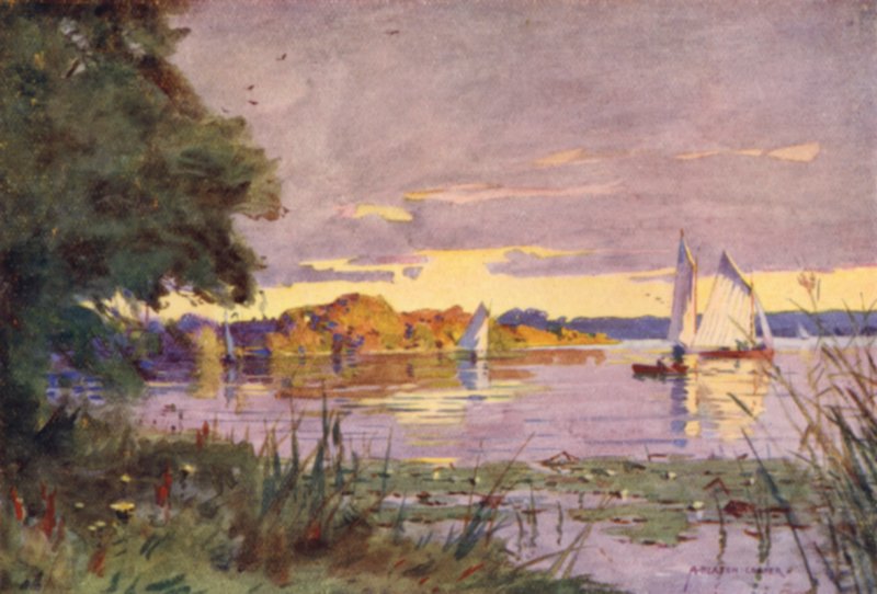 Oulton Broad, Suffolk de Alfred Heaton Cooper