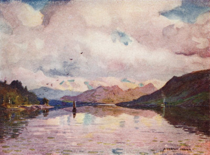 Reflexões, Kylemore Lough de Alfred Heaton Cooper