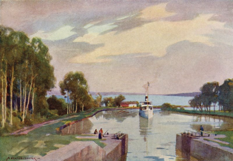 Fechaduras Sjotorp, Canal Gota de Alfred Heaton Cooper
