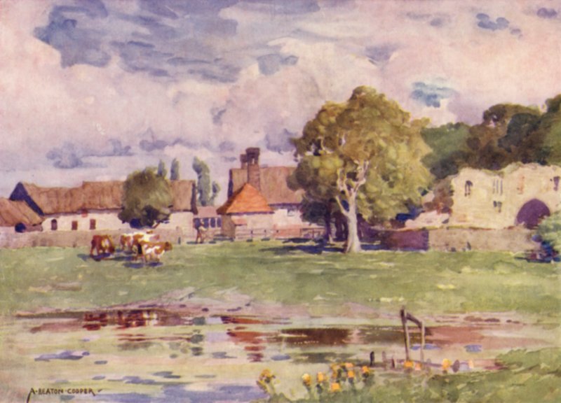 A fazenda abadia, thetford, norfolk de Alfred Heaton Cooper