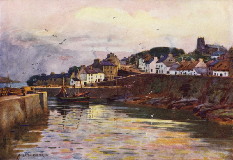 O porto, Roundstone, Condado de Galway de Alfred Heaton Cooper