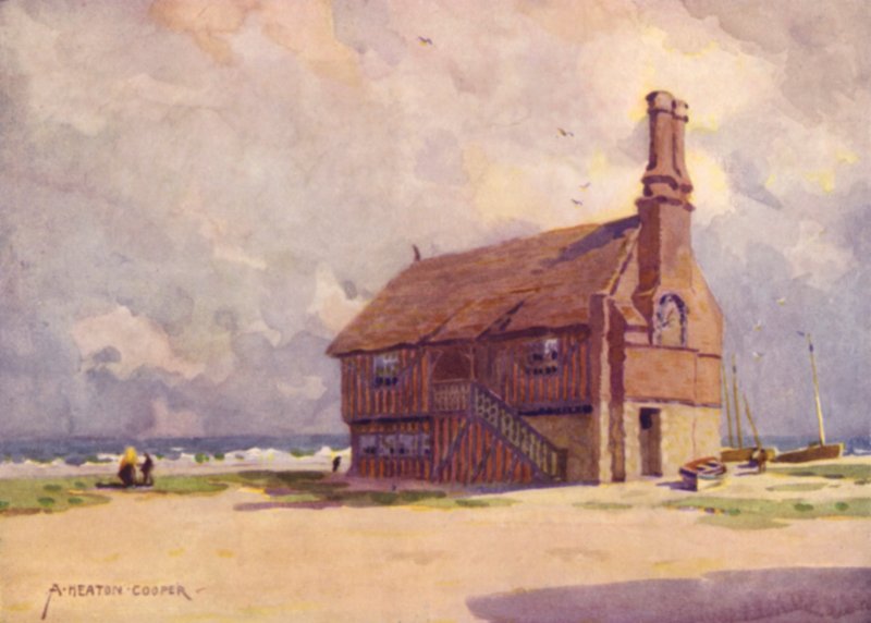 A, velho, moot, corredor, Aldeburgh, suffolk de Alfred Heaton Cooper
