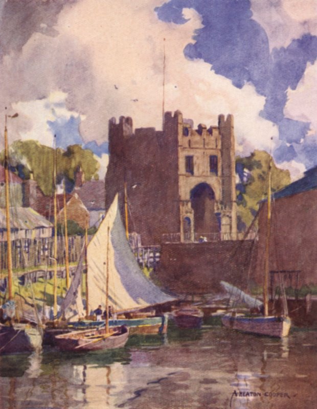 O portão sul, reis lynn, norfolk de Alfred Heaton Cooper