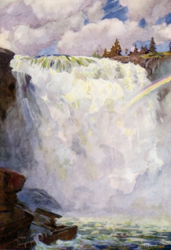 A Cachoeira Tannforsen, São de Alfred Heaton Cooper