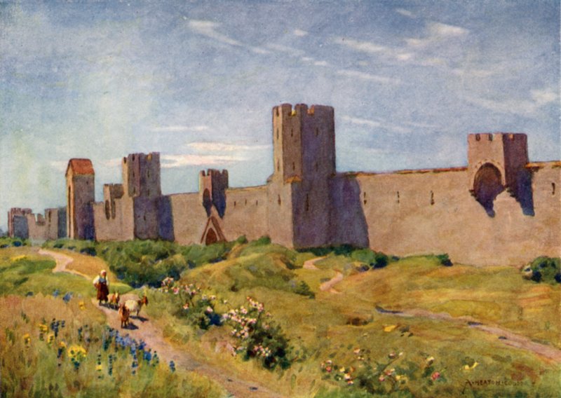 As paredes de Visby de Alfred Heaton Cooper