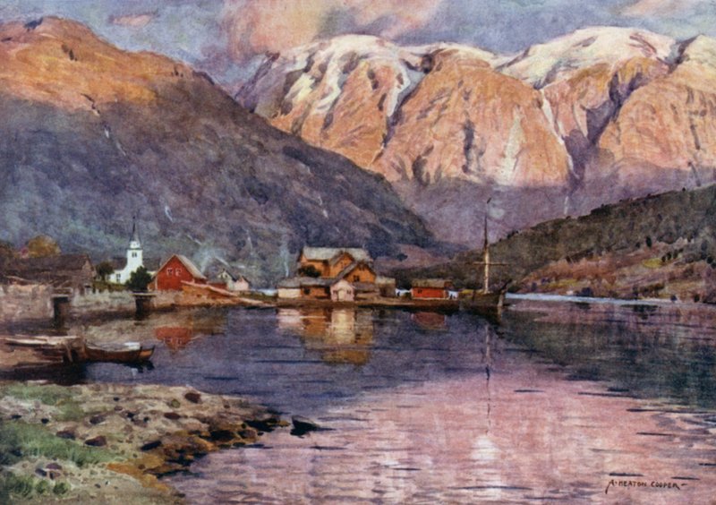 Ulvik, Fiorde de Hardanger de Alfred Heaton Cooper