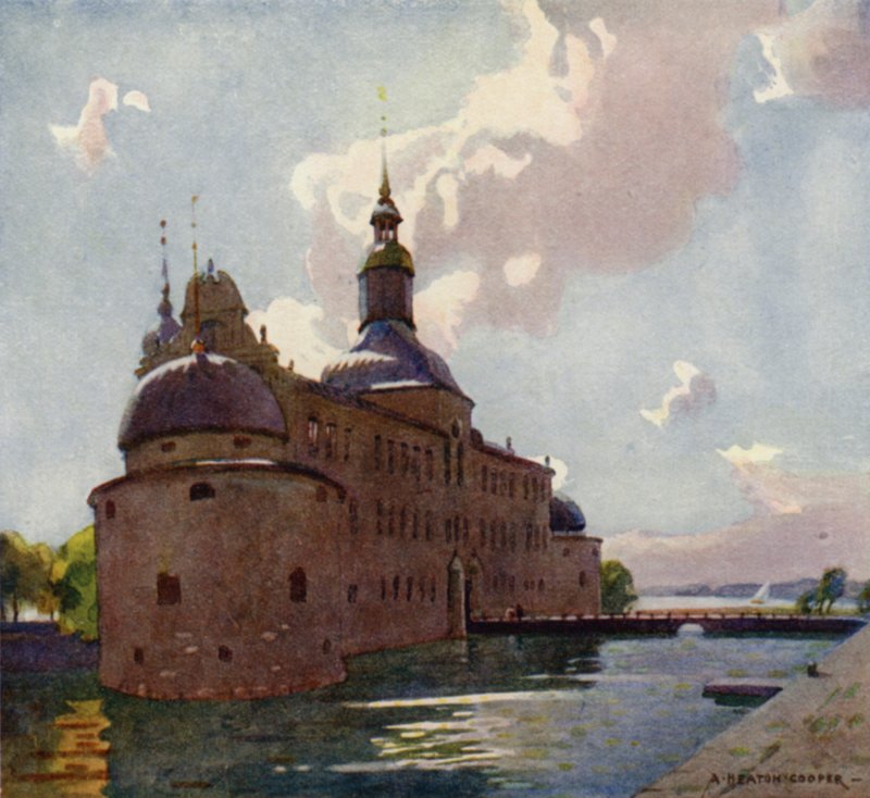 Castelo de Vadstena, Lago Vattern de Alfred Heaton Cooper