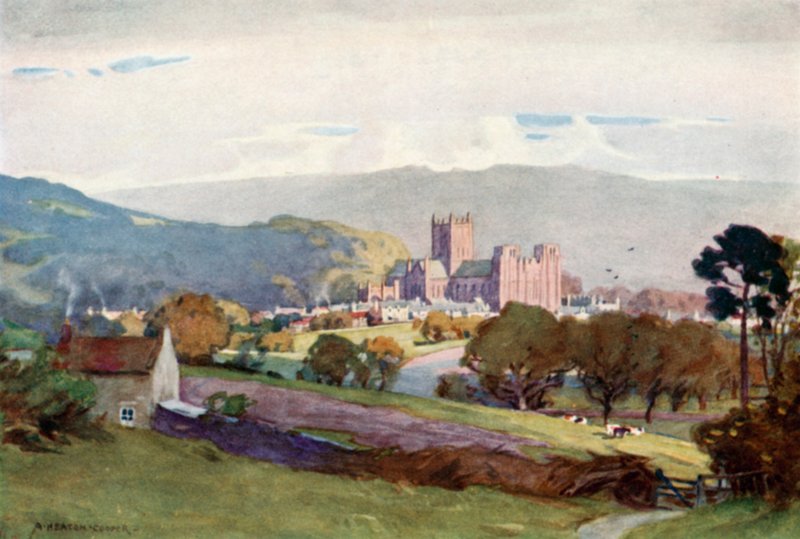 Wells, de Milton Hill (cor litho) de Alfred Heaton Cooper