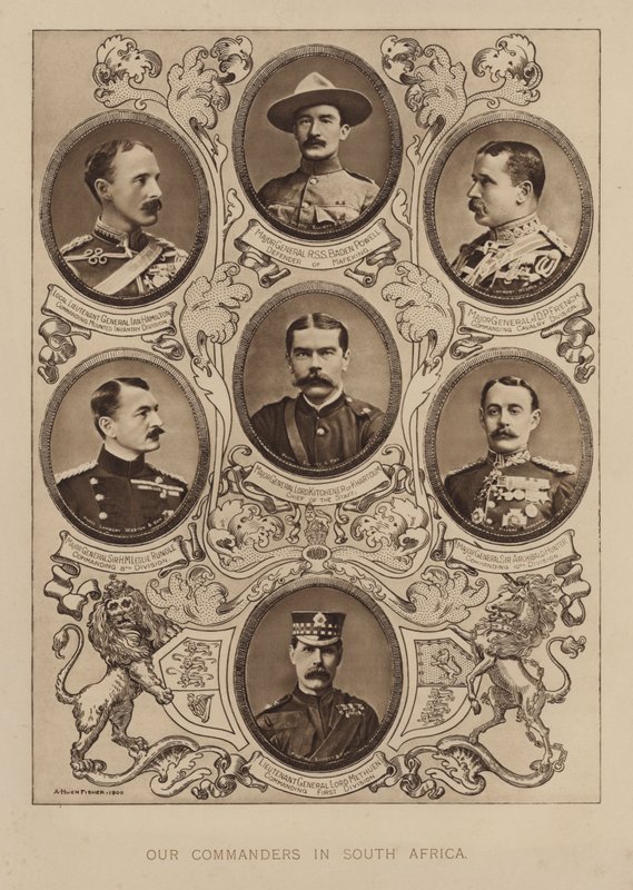 Comandantes do Exército Britânico na África do Sul durante a Guerra da Boer de Alfred Hugh Fisher
