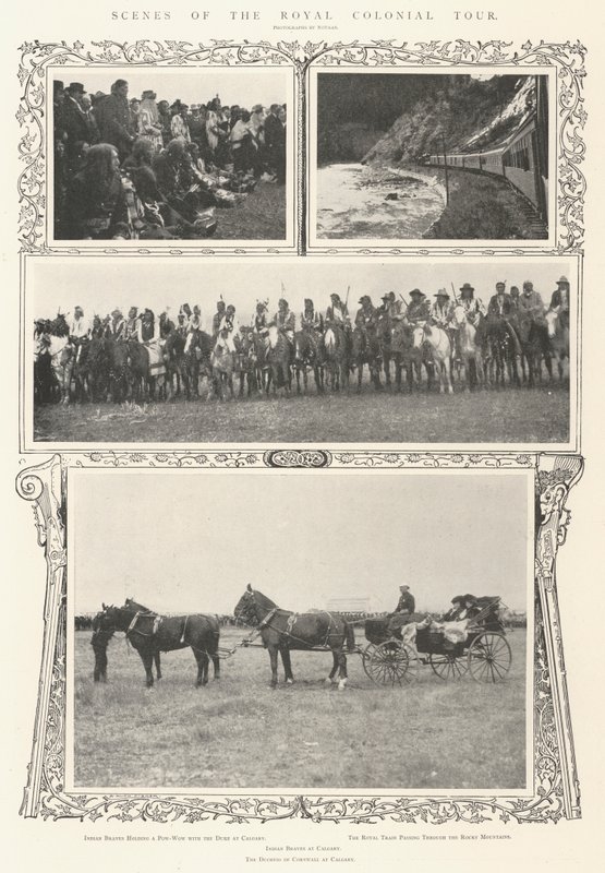 Cenas do Royal Colonial Tour de Alfred Hugh Fisher