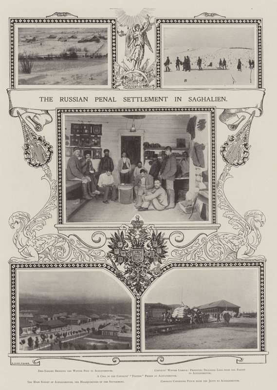 O assentamento penal russo em Saghalien de Alfred Hugh Fisher