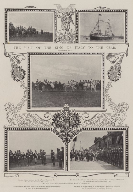 A visita do rei da Itália ao czar de Alfred Hugh Fisher