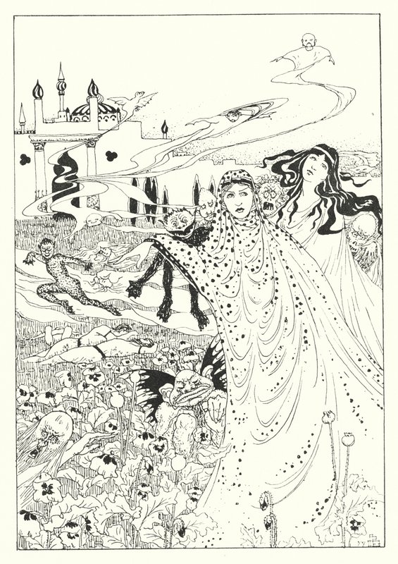 Uma história verdadeira de Luciano: Alguns Sonhos (gravura) de Alfred Payne Garnett
