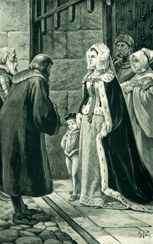 Rainha Margarida, viúva de Jaime IV, desafia os nobres de Alfred Pearse