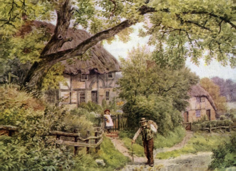 Um, por-lane, em, Houghton, sussex de Alfred Robert Quinton