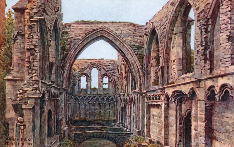 Ruínas da Abadia, Glastonbury de Alfred Robert Quinton