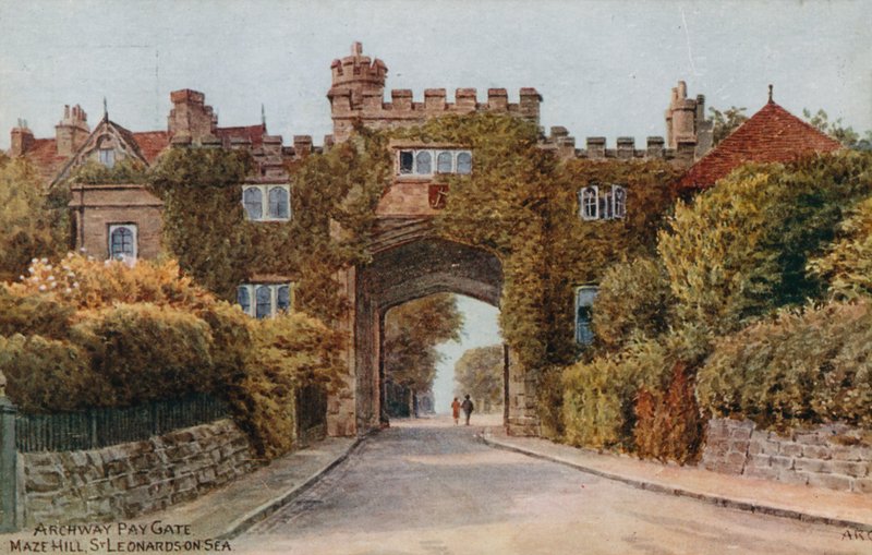 Porta de pagamento de arco, Maze Hill, St Leonards-on-Sea de Alfred Robert Quinton