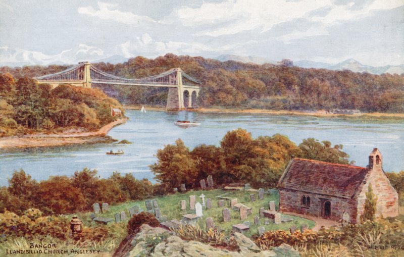 Bangor, Igreja de Llandisillio, Anglesey de Alfred Robert Quinton