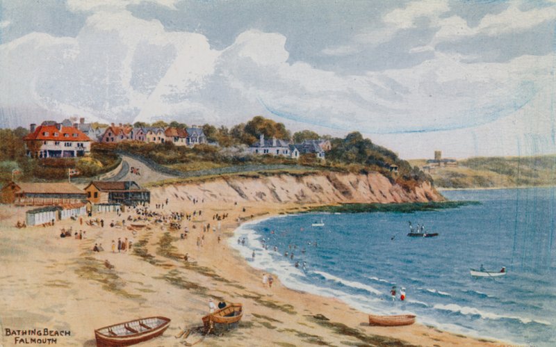 Praia de banho, Falmouth de Alfred Robert Quinton