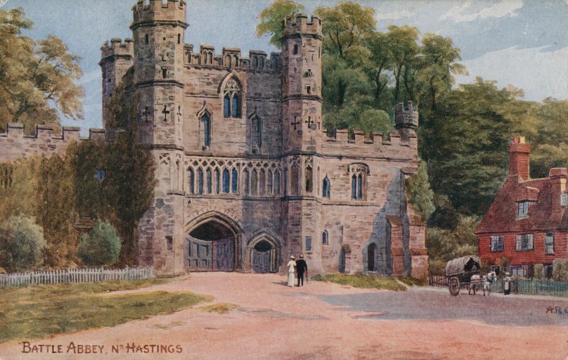 Abadia de batalha perto de Hastings de Alfred Robert Quinton