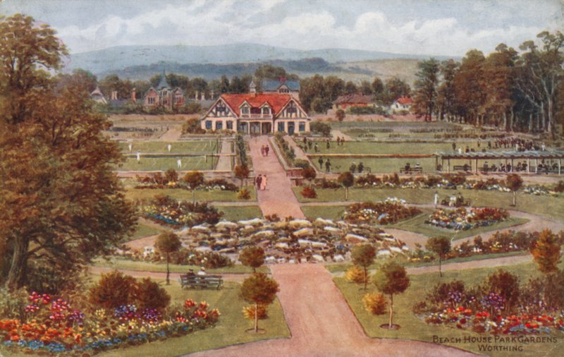 Praia casa parque jardins, Worthing de Alfred Robert Quinton