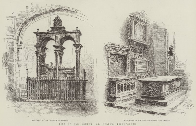 Bits da Velha Londres, Santa Helena, Bishopsgate de Alfred Robert Quinton