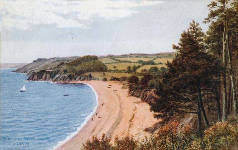 Blackpool Sands, de W, S Devon de Alfred Robert Quinton