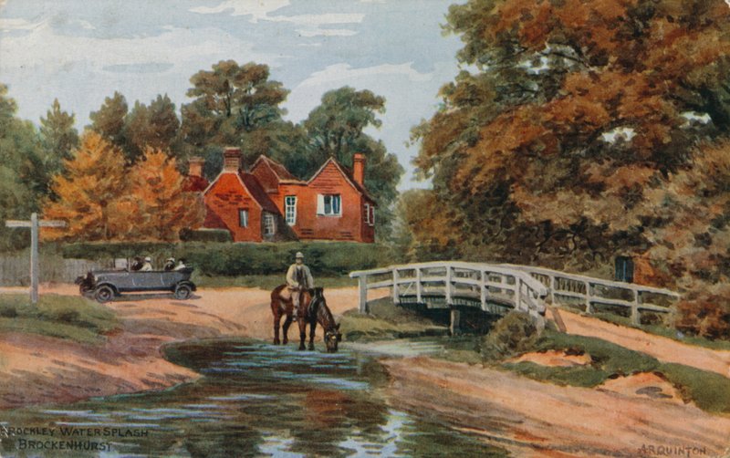 Brockley Water Splash, Brockenhurst de Alfred Robert Quinton
