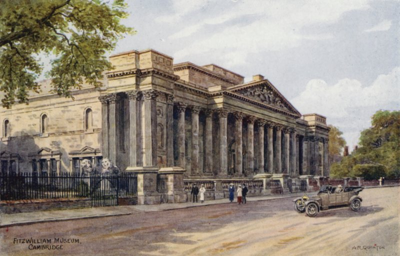 Cambridge: Museu Fitzwilliam (lito colorido) de Alfred Robert Quinton