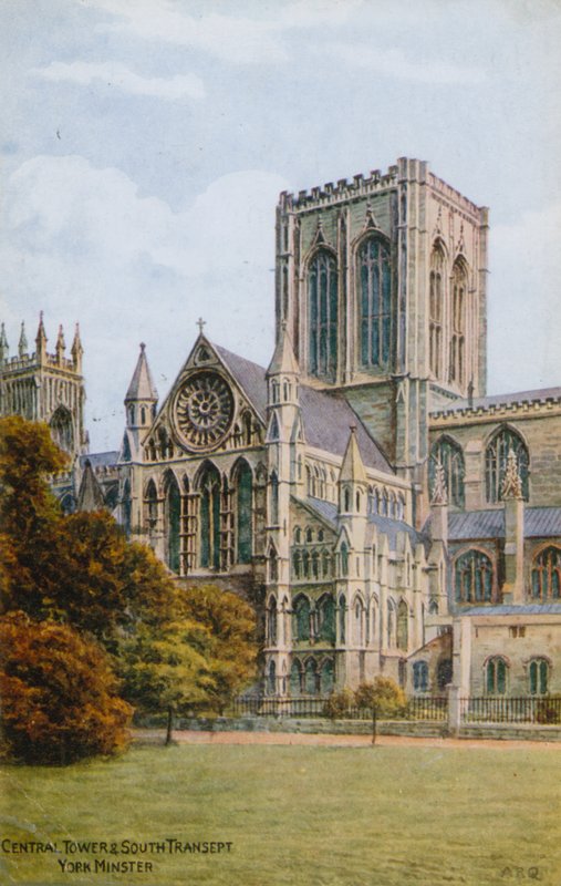 Torre Central e Transepide Sul, York Minster de Alfred Robert Quinton