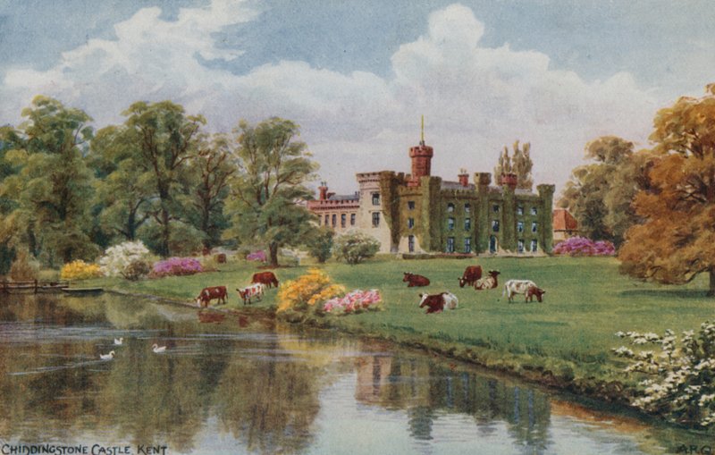 Castelo de Chiddingstone, Kent de Alfred Robert Quinton