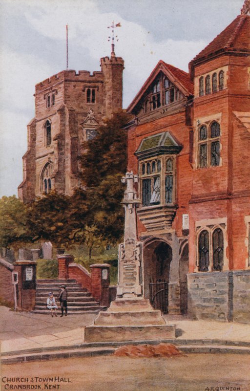 Igreja e Câmara Municipal, Cranbrook, Kent de Alfred Robert Quinton