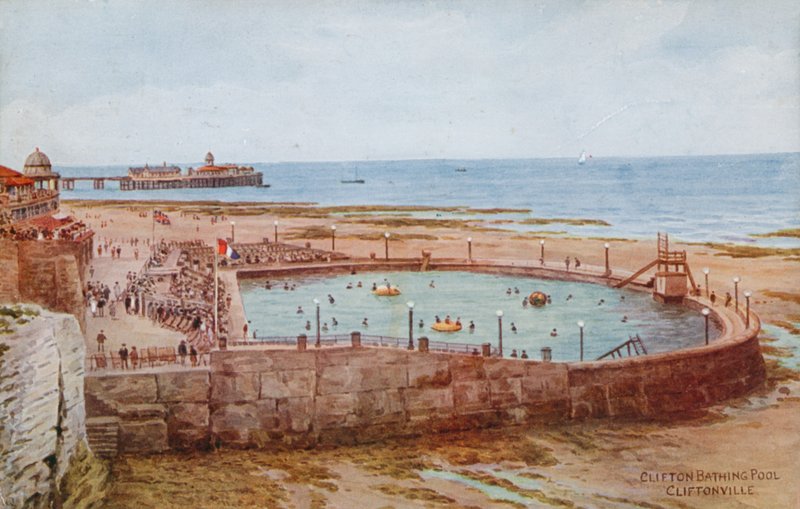 Piscina de banho de Clifton, Cliftonville de Alfred Robert Quinton