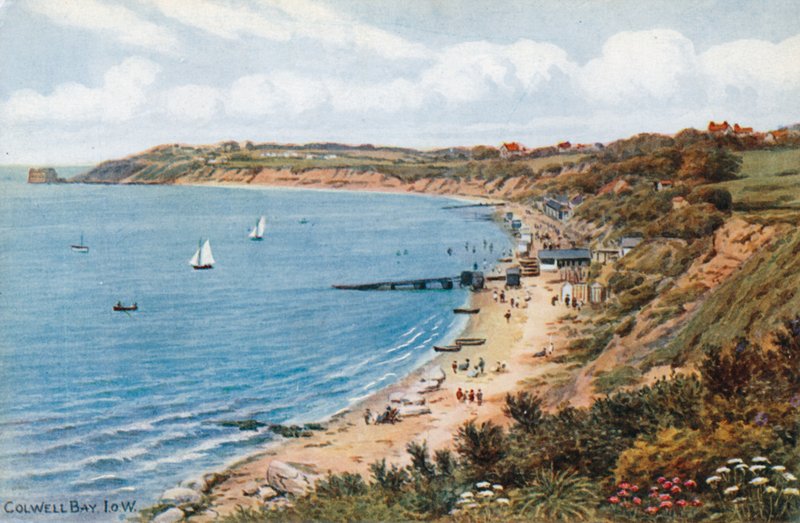 Baía de Colwell, IOW de Alfred Robert Quinton