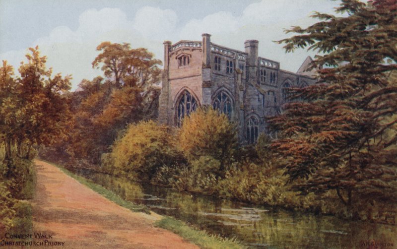 Convento a pé, o Priorado de Christchurch de Alfred Robert Quinton