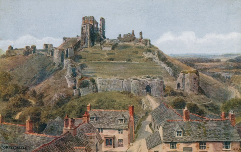 Castelo de Corfe de Alfred Robert Quinton