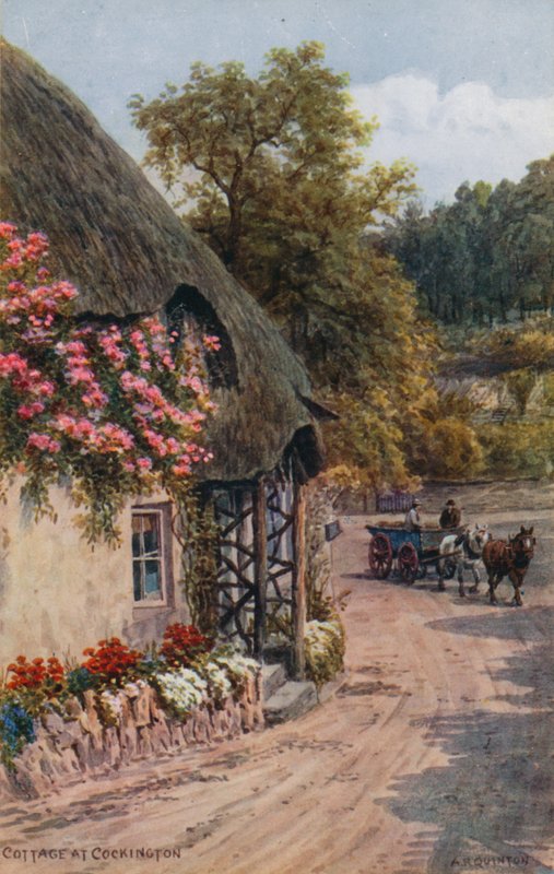 Cottage em Cockington de Alfred Robert Quinton
