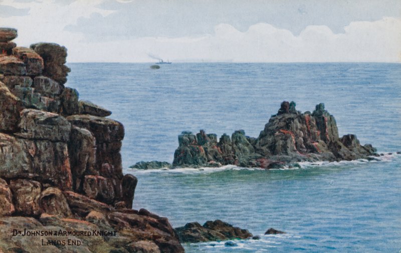 Dr. Johnson e Cavaleiro de Armadura, Lands End de Alfred Robert Quinton