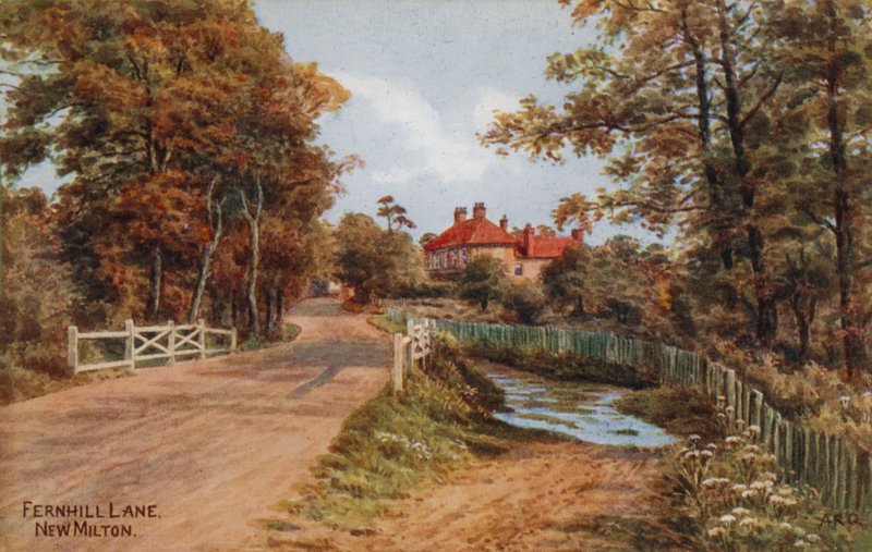 Fernhill Lane, New Milton de Alfred Robert Quinton