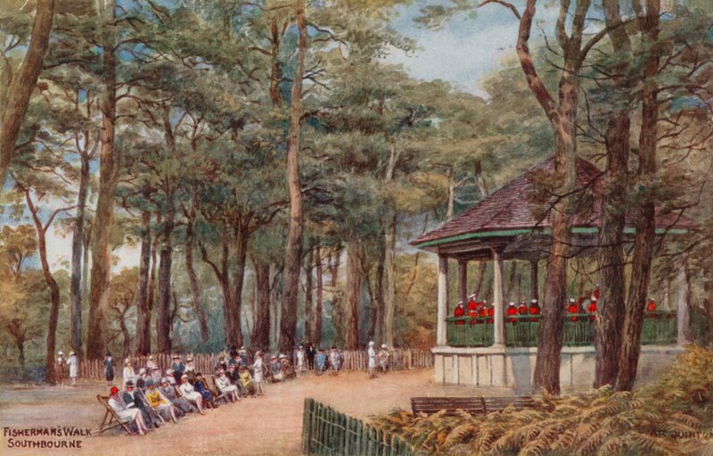 Caminhada dos Pescadores, Southbourne de Alfred Robert Quinton