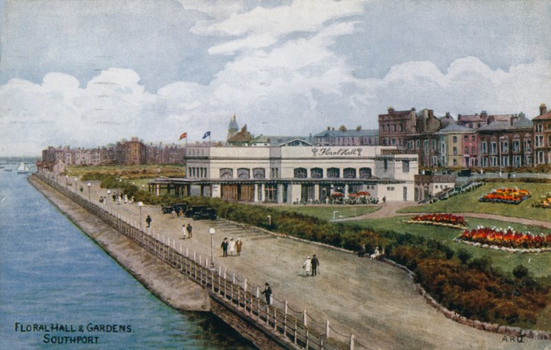 Salão floral e jardins, Southport de Alfred Robert Quinton
