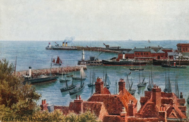 Porto de Folkestone de Alfred Robert Quinton